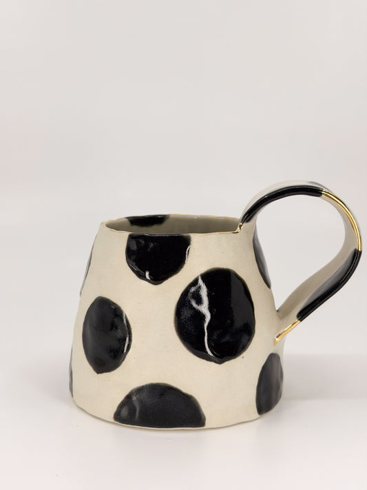 Black Polka Dot