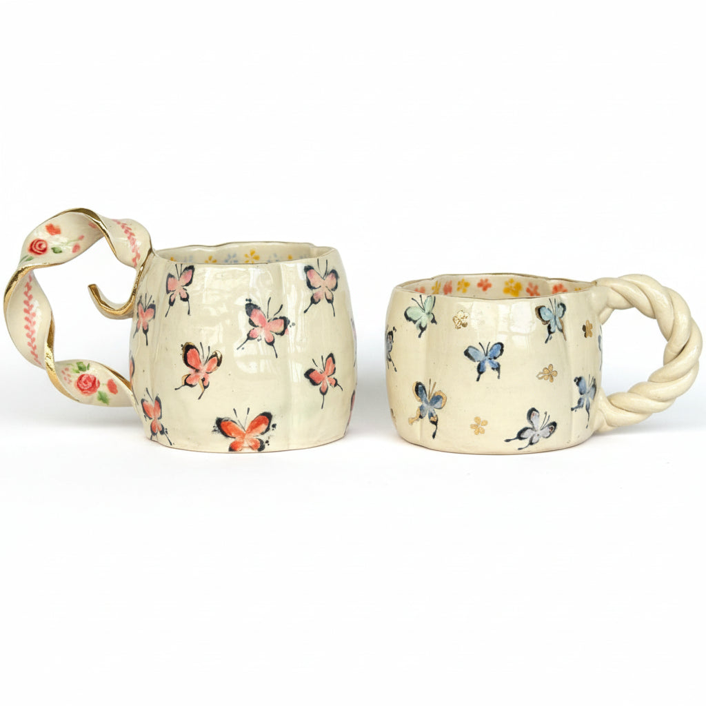 Butterflies Mug Set