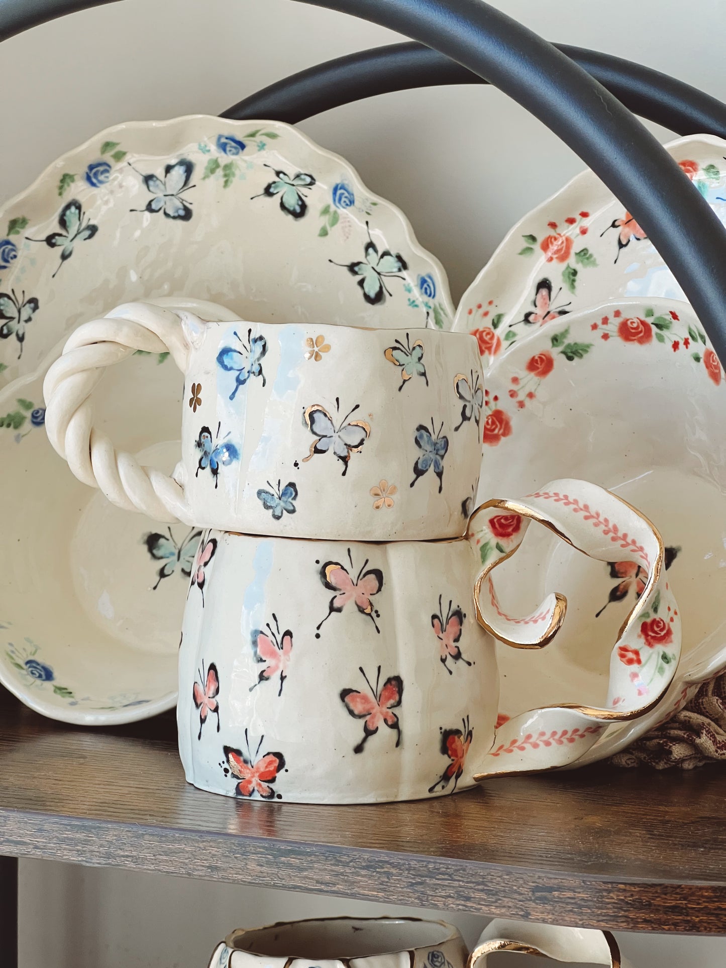 Butterflies Mug Set